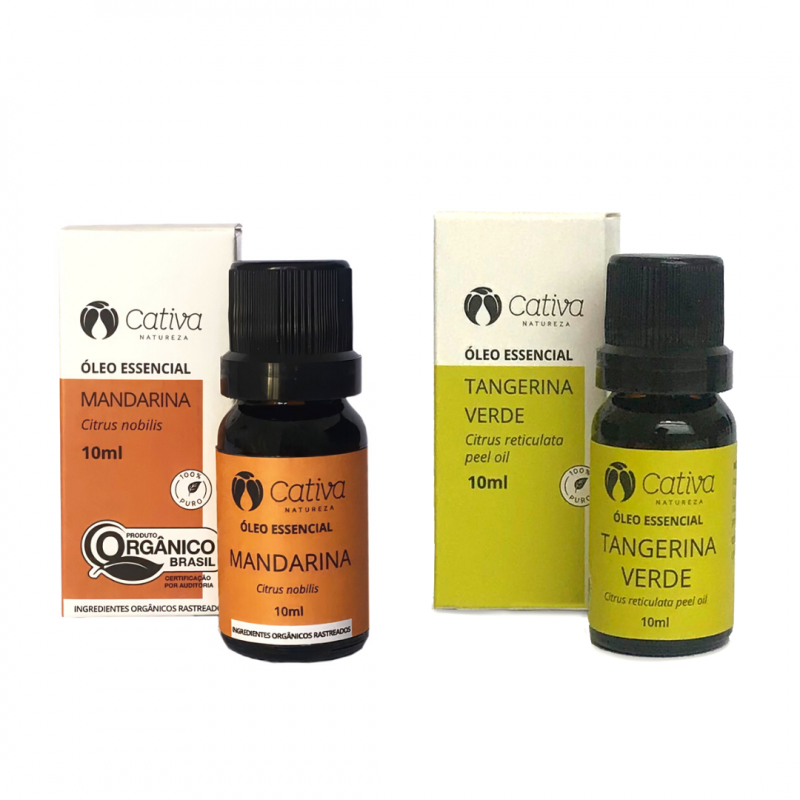 Kit Aroma Cítrico: Mandarina + Tangerina Verde